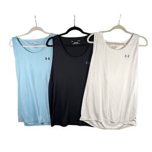 Under Armour Lot The Tech Tank Lot Shirt XL Blue, White, Black